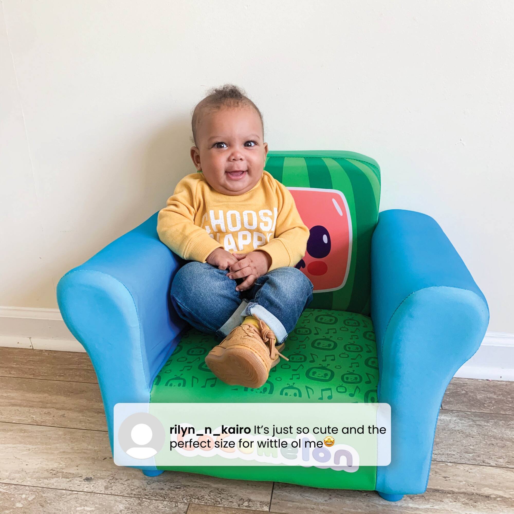 Delta Children CoComelon Upholstered Chair